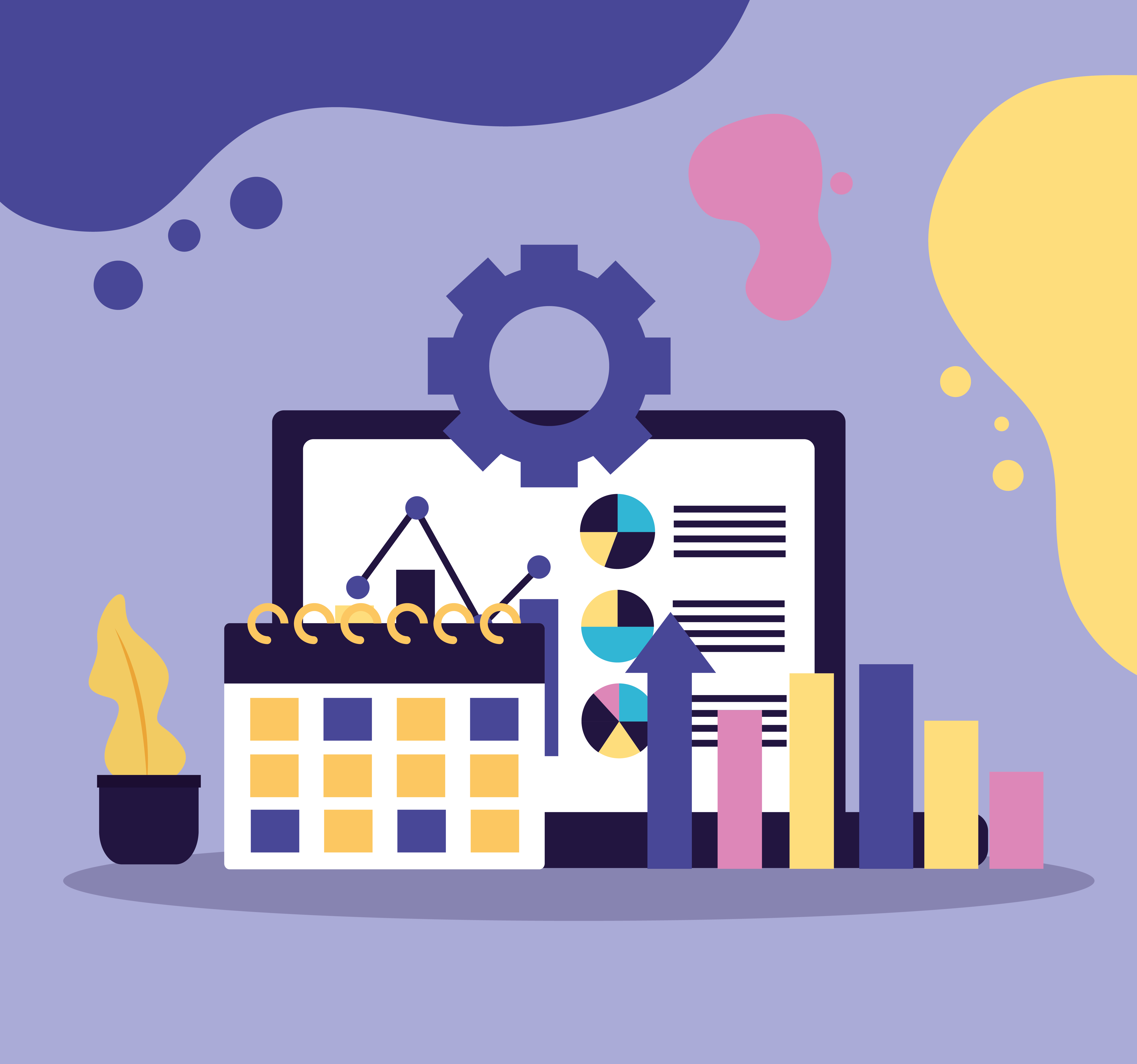 Project schedule visualization with phases and timelines
